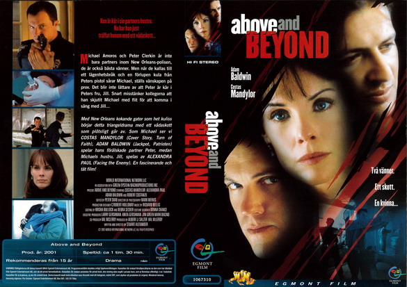 ABOVE AND BEYOND (Vhs-Omslag)