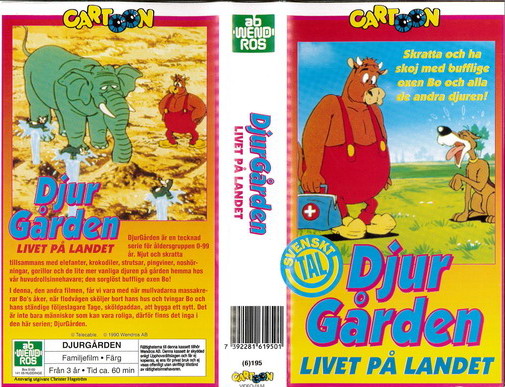 DJURGÅRDEN LIVET PÅ LANDET(VHS)