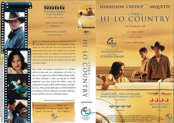 HI-LO COUNTRY (Vhs-Omslag)