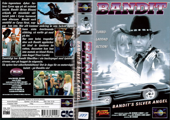 BANDIT BANDIT\'S SILVER ANGEL (vhs-omslag)