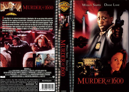 MURDER AT 1600(VHS)