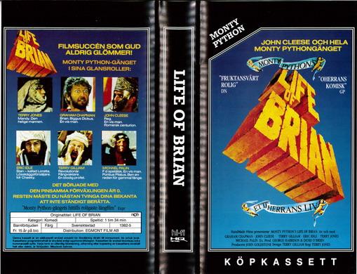 LIFE OF BRIAN (VHS)