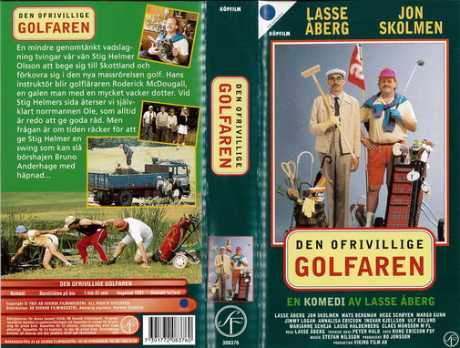 DEN OFRIVILLIGE GOLFAREN (VHS)ny