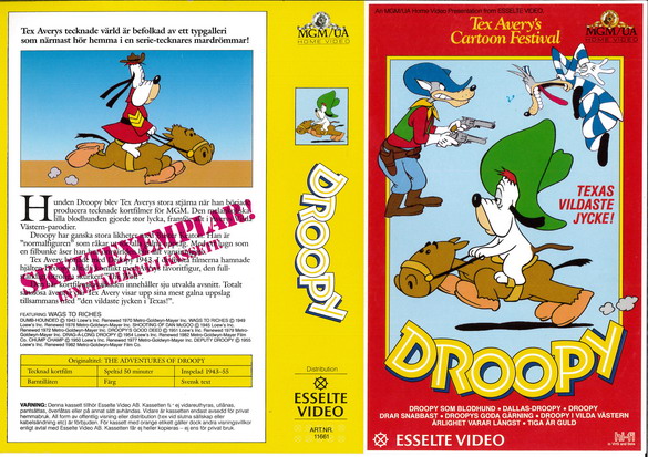 DROOPY (Vhs-Omslag)