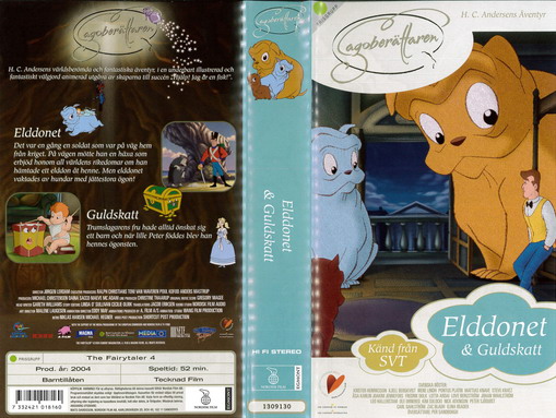 SAGOBERÄTTAREN 4 ELDDONET & GULDSKATT (VHS)