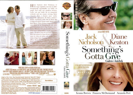 SOMETHING'S GOTTA GIVE (VHS)