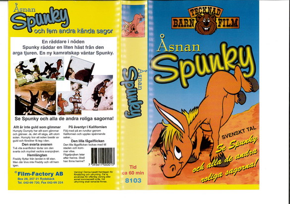 ÅSNAN SPUNKY   (VHS)
