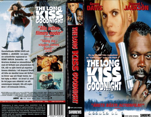 LONG KISS GODNIGHT (VHS)