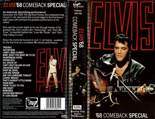 ELVIS '68 COMEBACK SPECIAL (VHS)