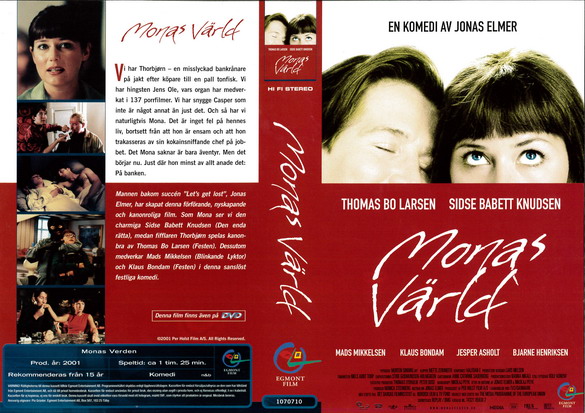 MONAS VÄRLD (Vhs-Omslag)
