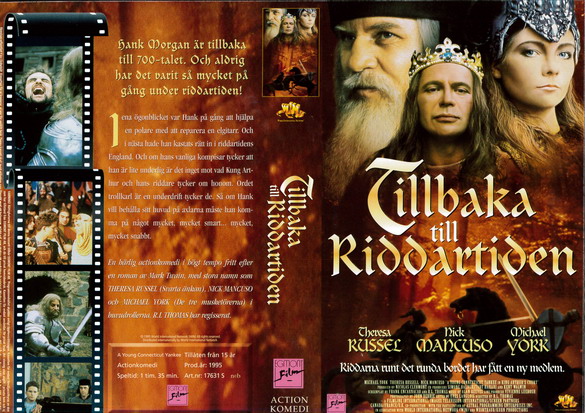 TILLBAKA TILL RIDDARTIDEN (Vhs-Omslag)