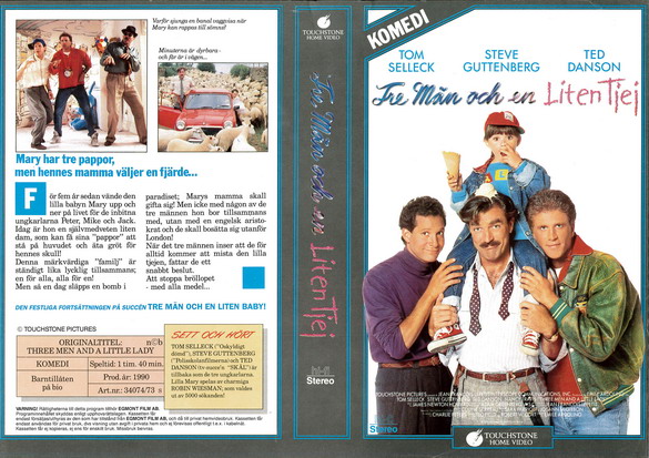 34074/73 TRE MÄN OCH EN LITEN TJEJ (VHS)