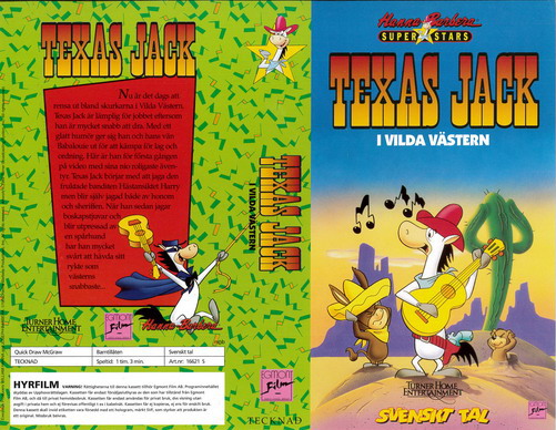 TEXAS JACK I VILDA VÄSTERN (Vhs-Omslag)