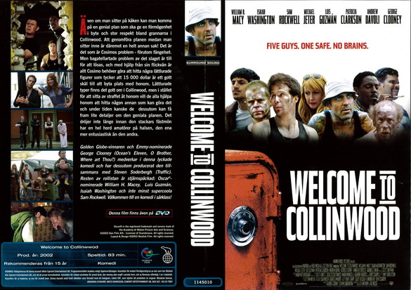 WELCOME TO COLLINWOOD (Vhs-Omslag)