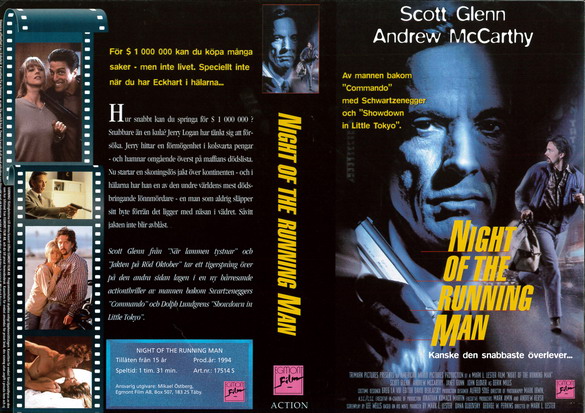 17514 NIGHT OF THE RUNNING MAN (VHS)