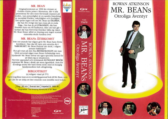 MR. BEANS OTROLIGA ÄVENTYR (Vhs-Omslag)