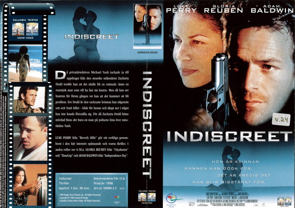 INDISCREET (Vhs-Omslag)
