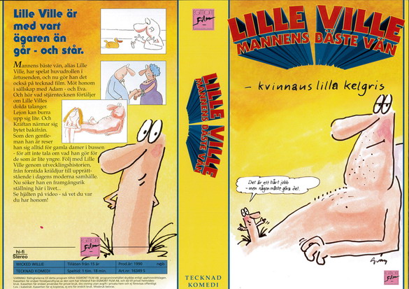 LILLE VILLE MANNENS BÄSTE VÄN (Vhs-Omslag)