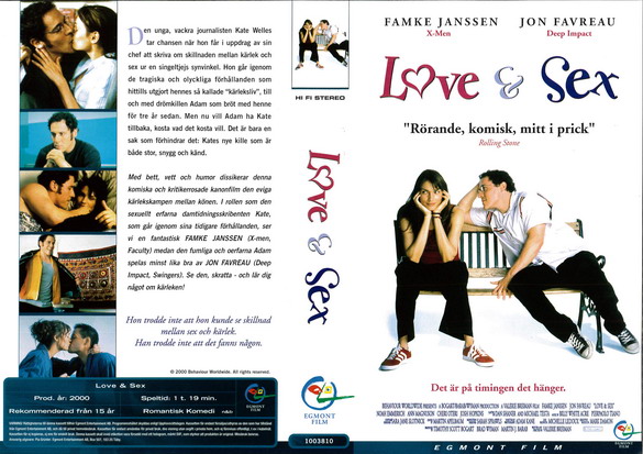LOVE AND SEX (Vhs-Omslag)
