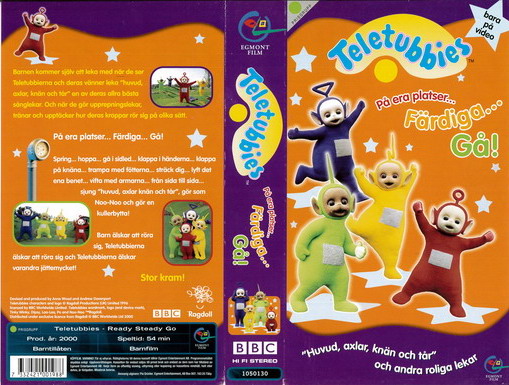 TELETUBBIES: PÅ ERA PLATSER... FÄRDIGA.. GÅ! (Vhs-Omslag)