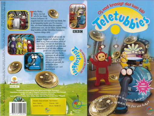 TELETUBBIES: OJ, VAD KNASIGT DET KAN BLI! (Vhs-Omslag)