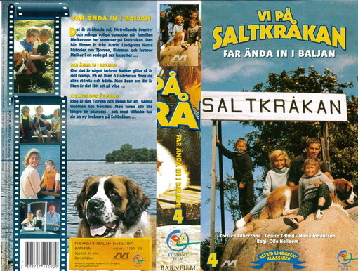 VI PÅ SALTKRÅKAN DEL 4: FAR ÄNDA IN I BALJAN (Vhs-Omslag)