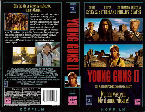YOUNG GUNS 2 (Vhs-Omslag)
