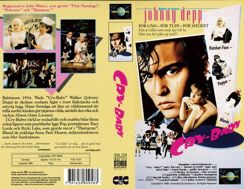 CRY BABY (vhs-omslag)