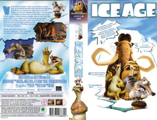 ICE AGE (vhs-omslag)