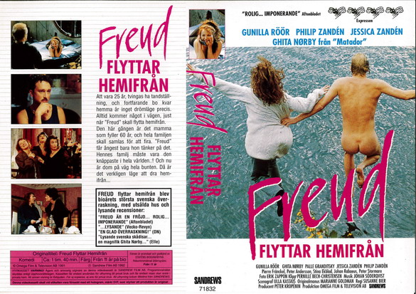 FREUD FLYTTAR HEMIFRÅN (vhs-omslag)