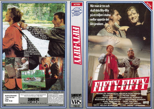 FIFTY-FIFTY (vhs-omslag)