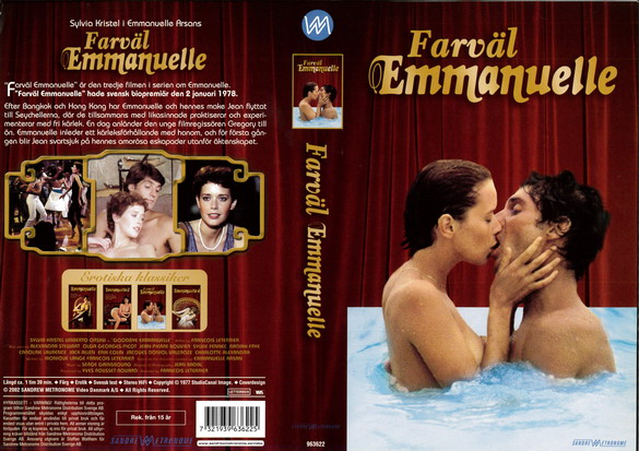 FARVÄL EMMANUELLE (vhs-omslag)