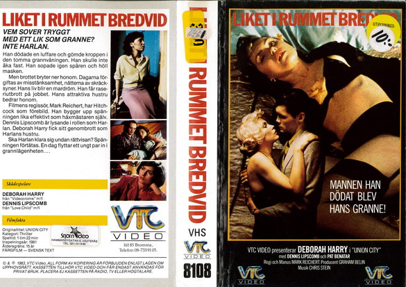 8108 LIKET I RUMMET BREDVID (VHS)