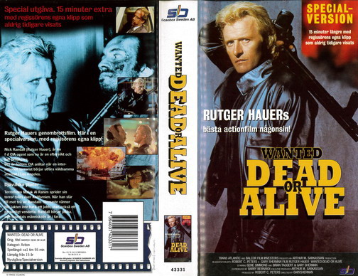 WANTED DEAD OR ALIVE (VHS)