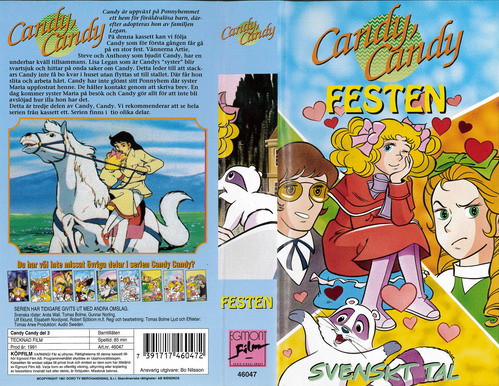 CANDY CANDY 3 FESTEN (VHS)