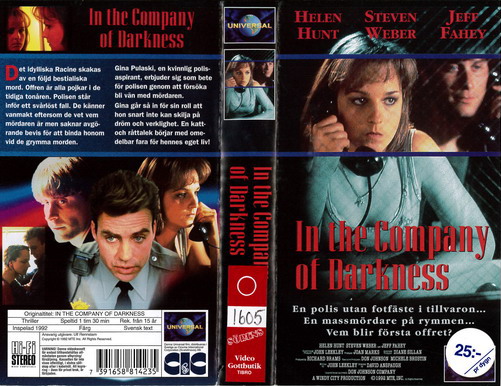 IN THE COMPANY OF DARKNESS (vhs-omslag)