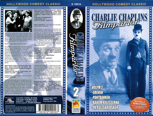 CHARLIE CHAPLINS FILMPÄRLOR 2 (Vhs-Omslag)