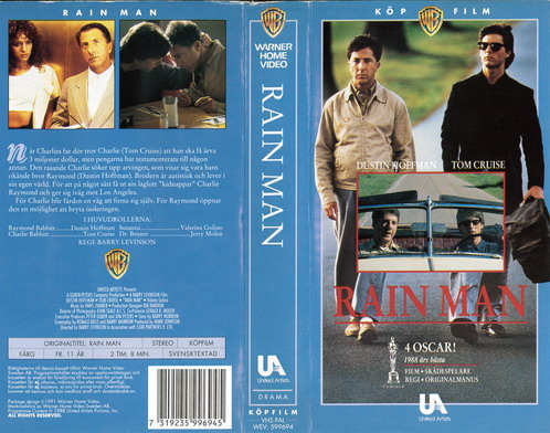 RAIN MAN (VHS)