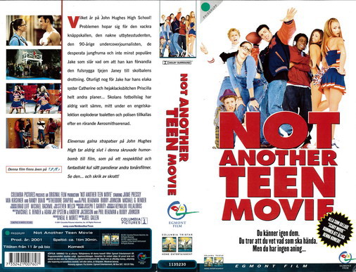 NOT ANOTHER TEEN MOVIE (Vhs-Omslag)