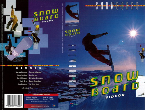 SNOWBOARD VIDEON (Vhs-Omslag)