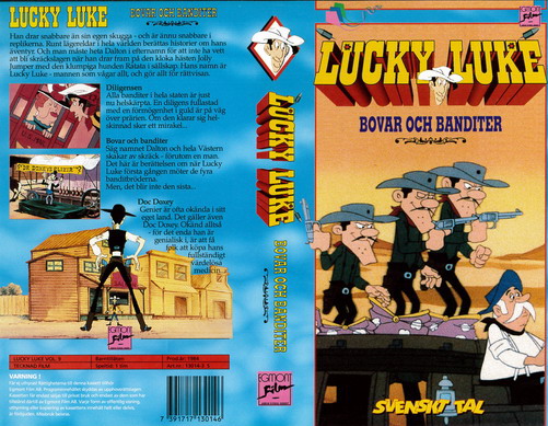 LUCKY LUKE: BOVAR OCH BANDITER (Vhs)