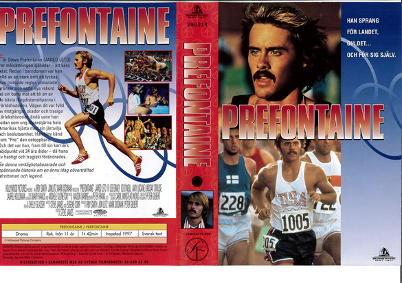 PREFONTAINE (vhs-omslag)