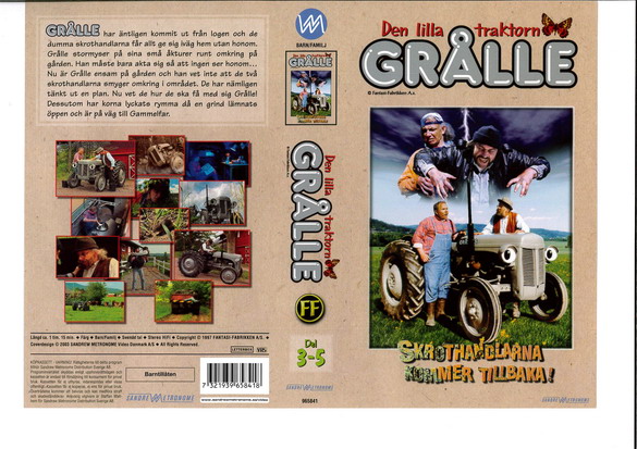 GRÅLLE: DEL 3-5(Vhs-Omslag)