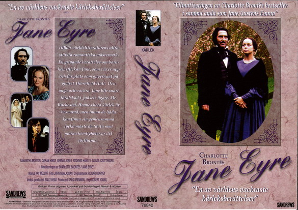 JANE EYRE (vhs-omslag)