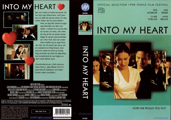 INTO MY HEART (vhs-omslag)