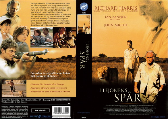 I LEJONENS SPÅR (vhs-omslag)