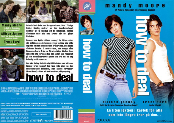 HOW TO DEAL (vhs-omslag)