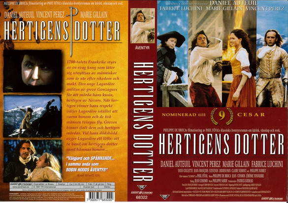 HERTIGENS DOTTER (vhs-omslag)