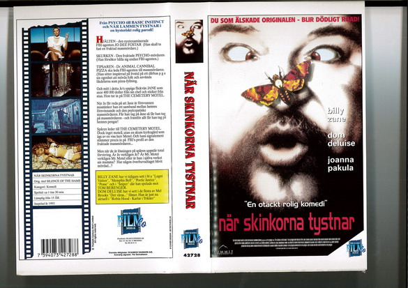 NÄR SKINKORNA TYSTNAR  (VHS)