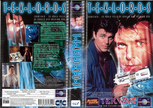 TEK WAR - TEKLORDS (VHS)